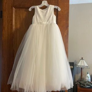 David’s Bridal flower girl dress
